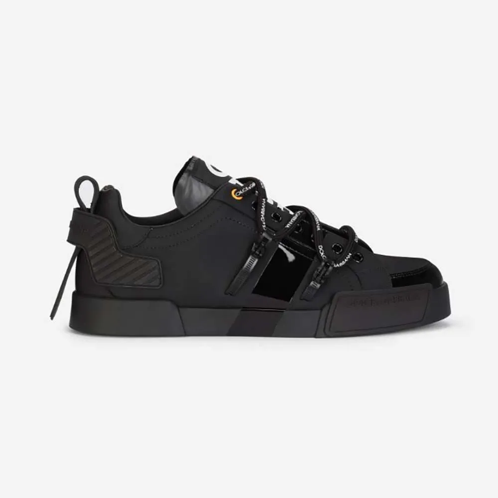 Dolce Gabbana Zapatillas Portofino D&G Mujer en piel de becerro y charol