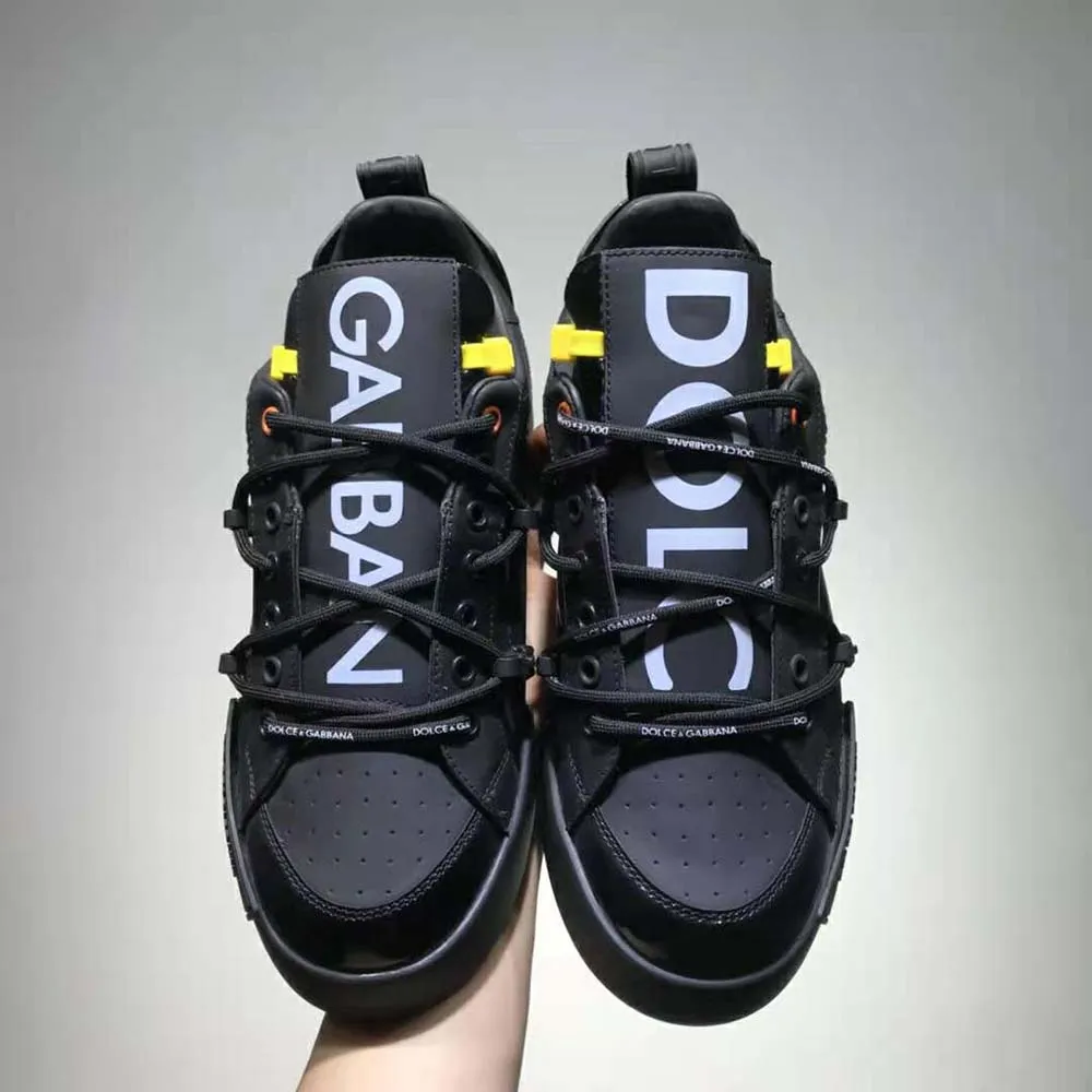Dolce Gabbana Zapatillas Portofino D&G Mujer en piel de becerro y charol
