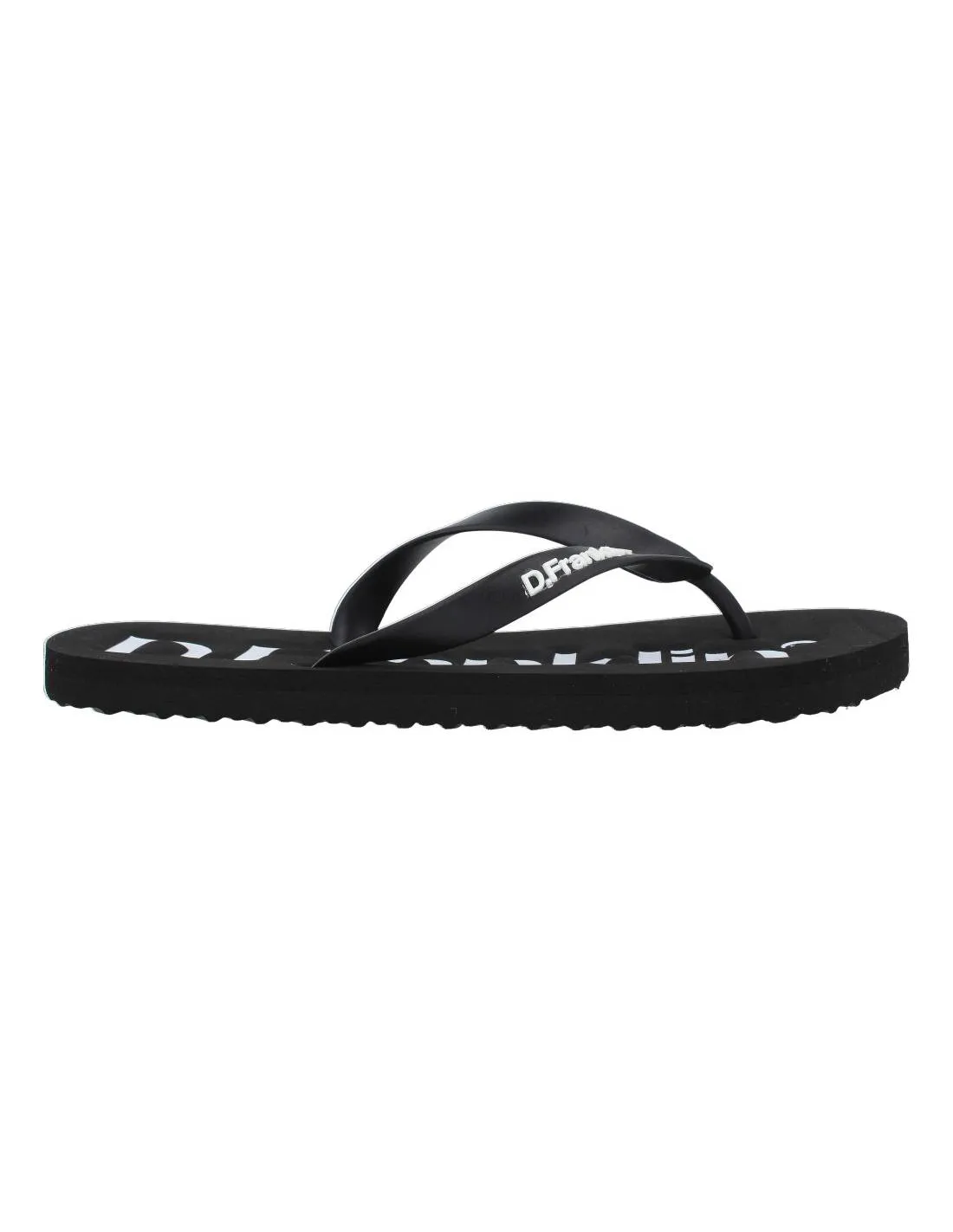 DR. FRANKLIN  CHANCLAS DEDO GOMA NEGRO