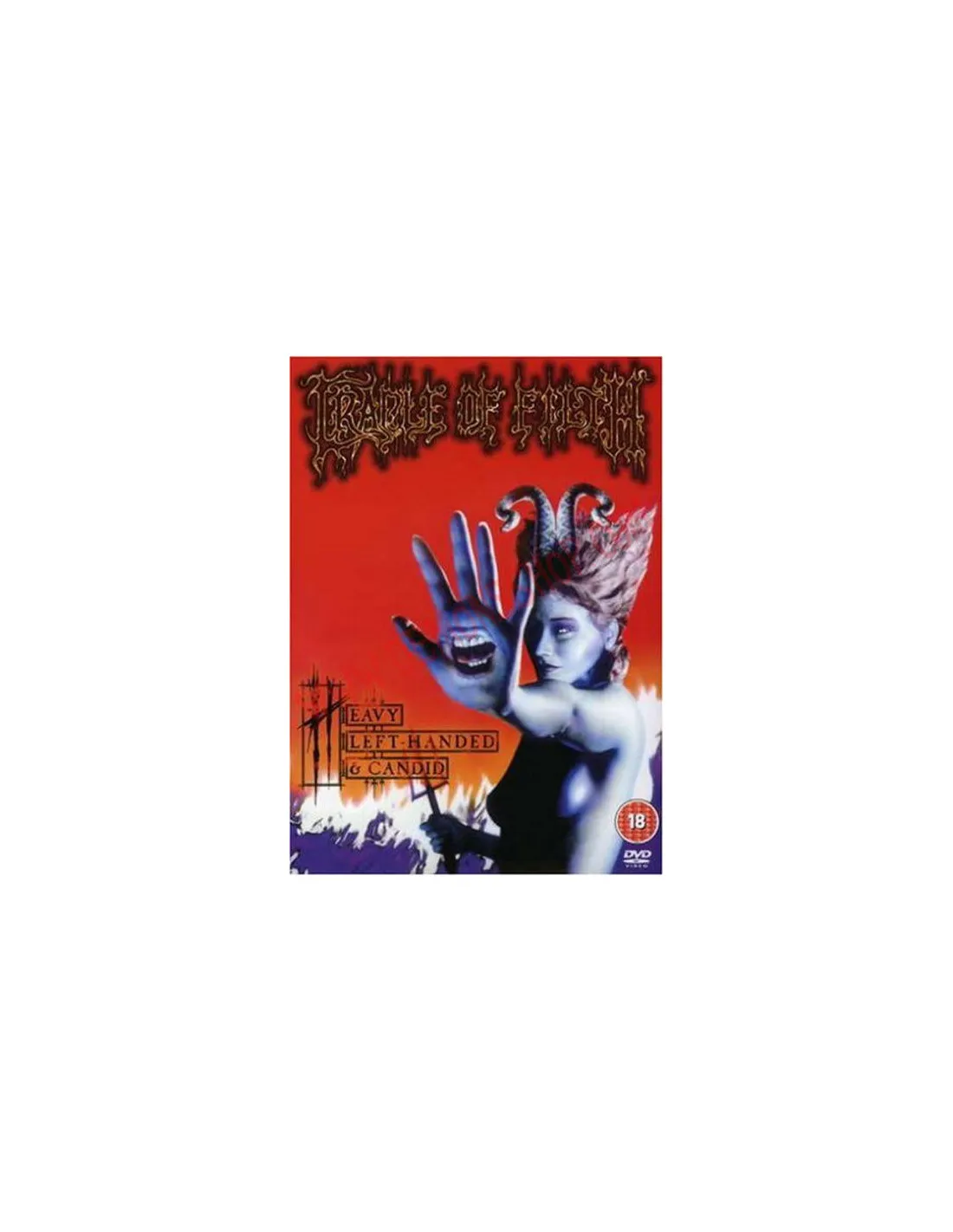 DVD CRADLE OF FILTH ‎– HEAVY LEFTHANDED & CANDID