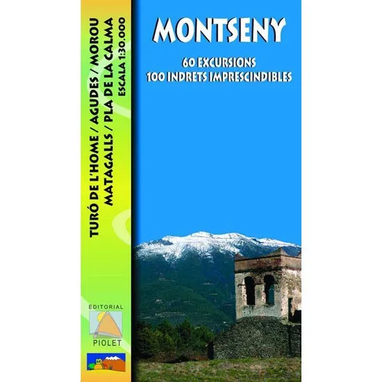 ed. piolet Mapa Montseny 1:30000. 60 Excursiones