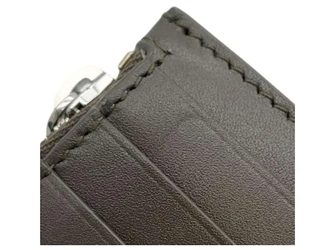 Estuche de cuero para tarjetas Saint Laurent 