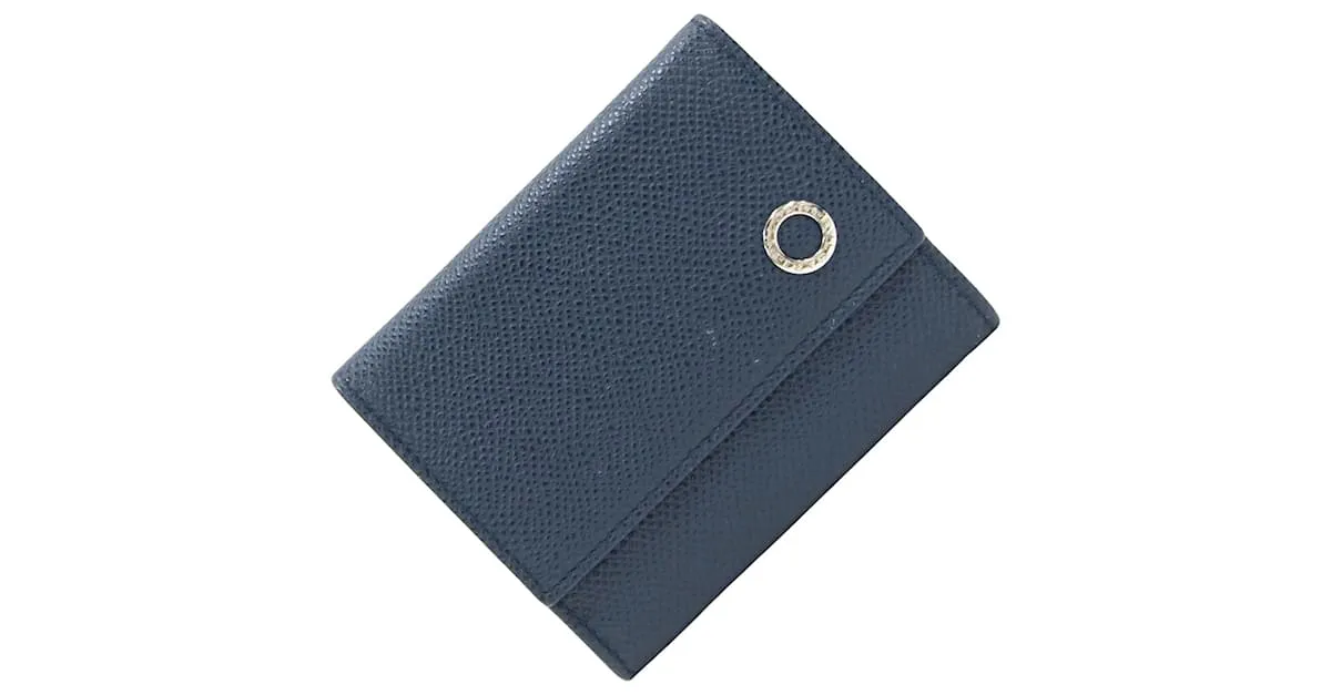 Estuche para tarjetas Bulgari Azul marino 