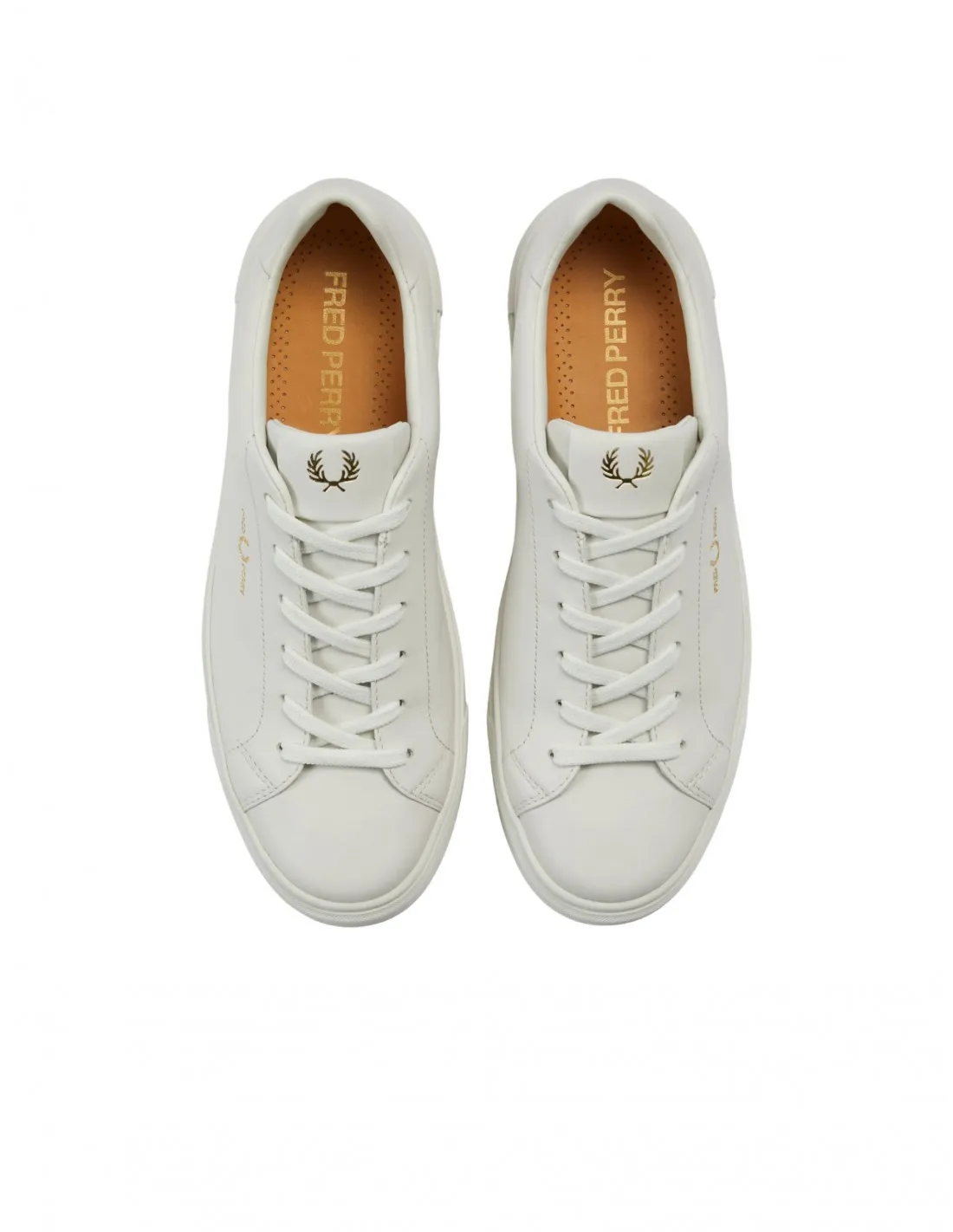 FRED PERRY Zapatillas Piel Porcelana