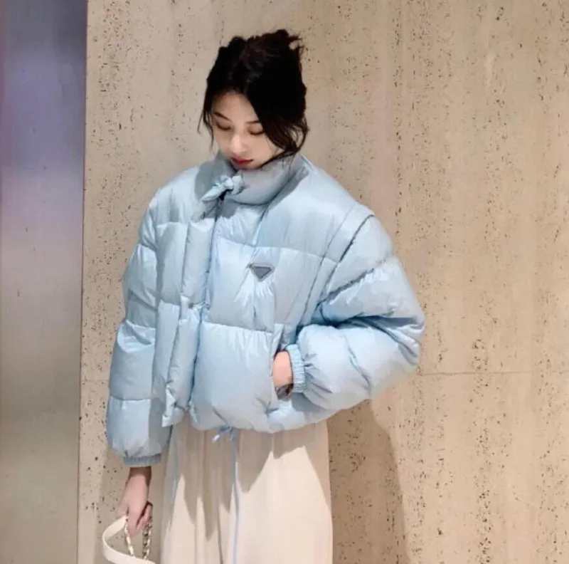 Gabardina dapu, ropa de diseñador para mujer, chaqueta de invierno de diseñador para mujer con chaqueta corta con monograma, cha