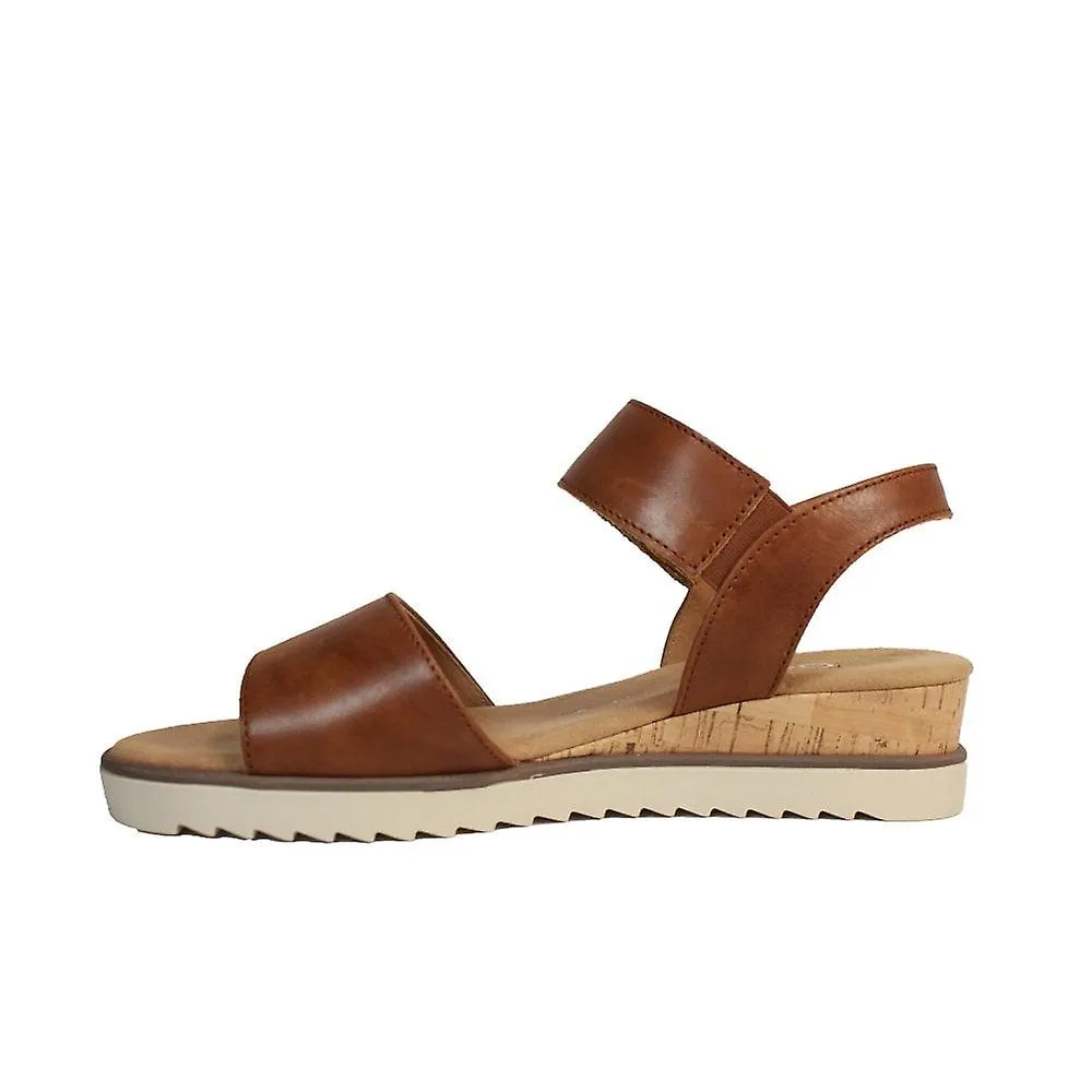 Gabor Raynor para mujer | Camello | Sandalias de cuña para mujer