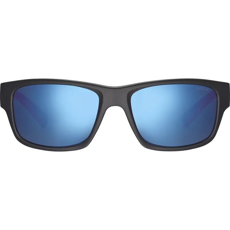 Gafas de sol flotantes Bollé Holman (Negro Rojo Mate HD Polarizado Azul Offshore)