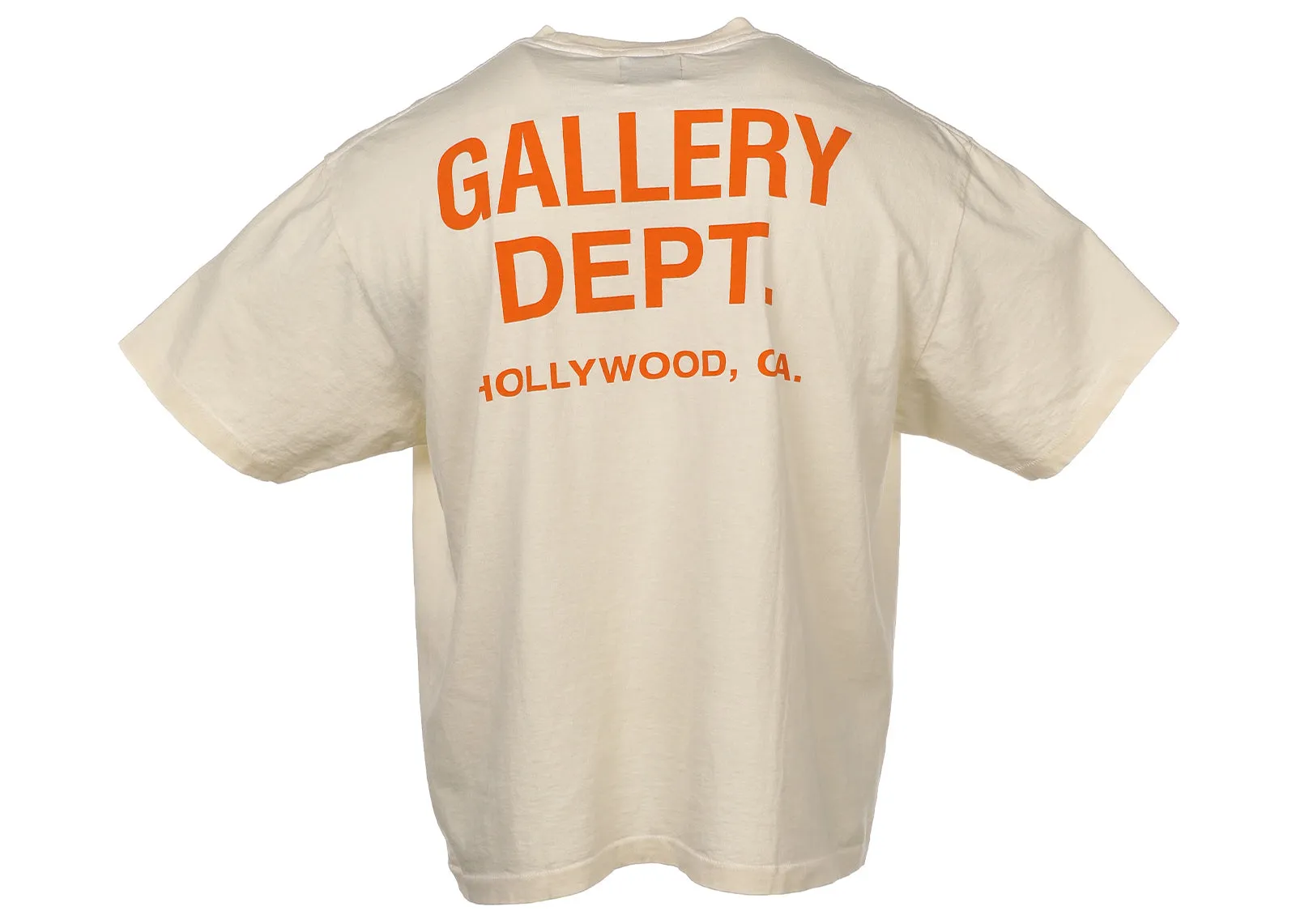 GALLERY DEPT. SOUVENIR TSHIRT CREAM/ORANGE