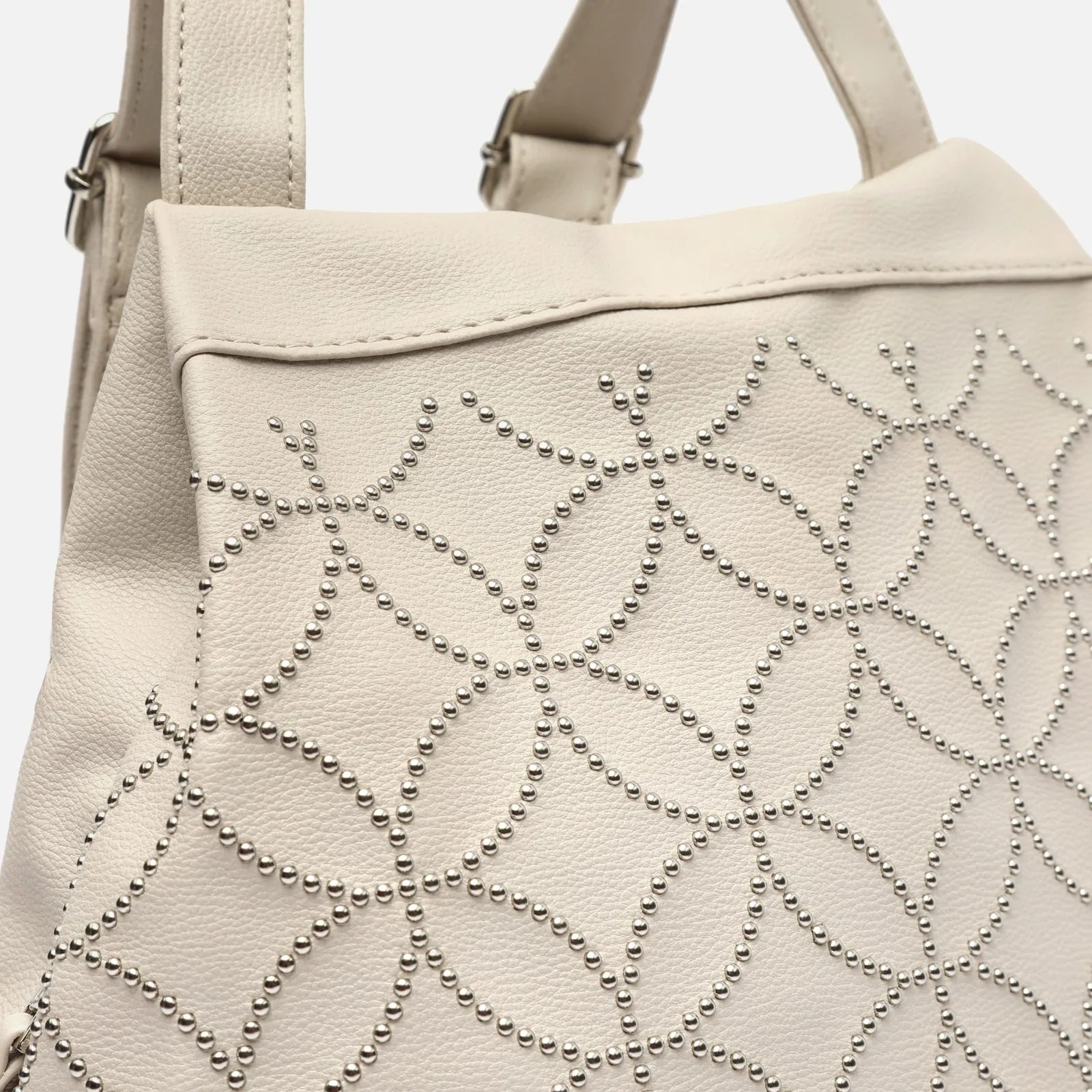 Giullia mochila antirrobo con detalles metálicos