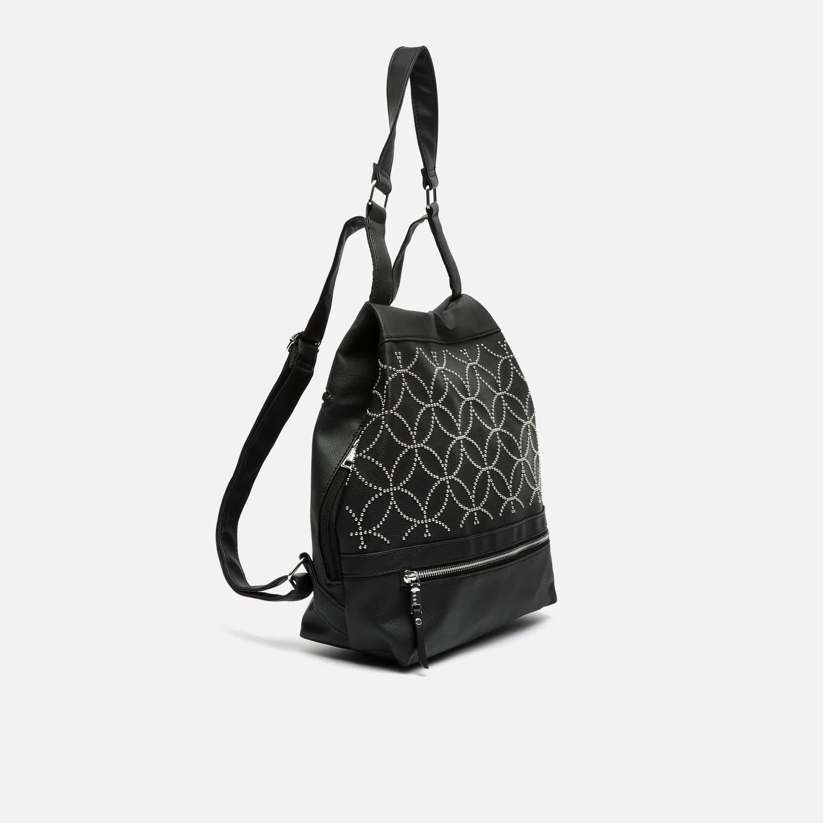 Giullia mochila antirrobo con detalles metálicos