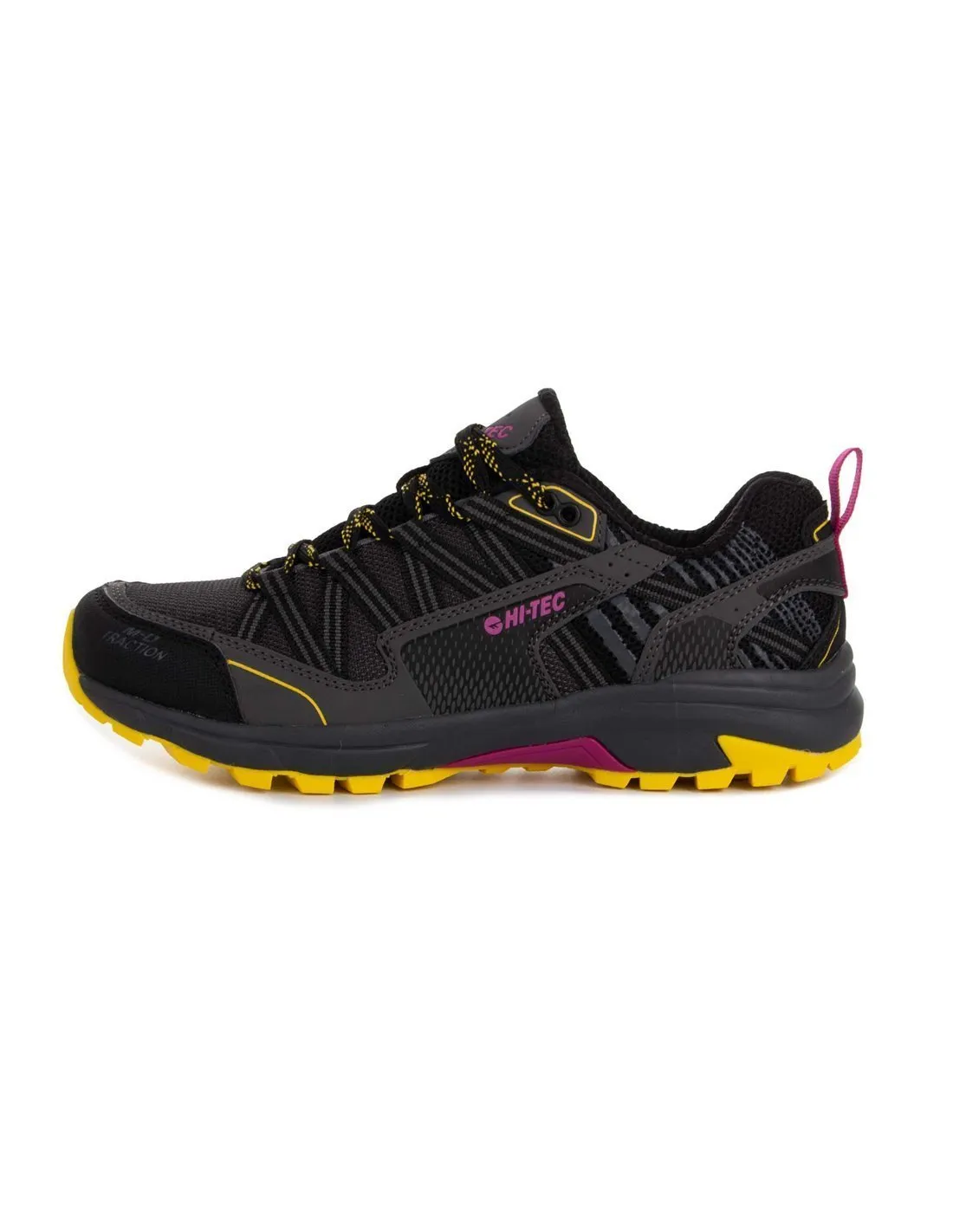 HITEC  ZAPATILLAS GRISES Y NEGRAS GRAVEL 0090084 005 MUJER