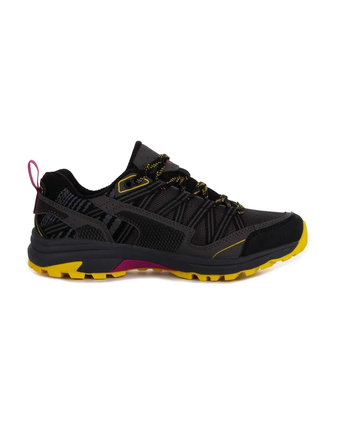 HITEC  ZAPATILLAS GRISES Y NEGRAS GRAVEL 0090084 005 MUJER