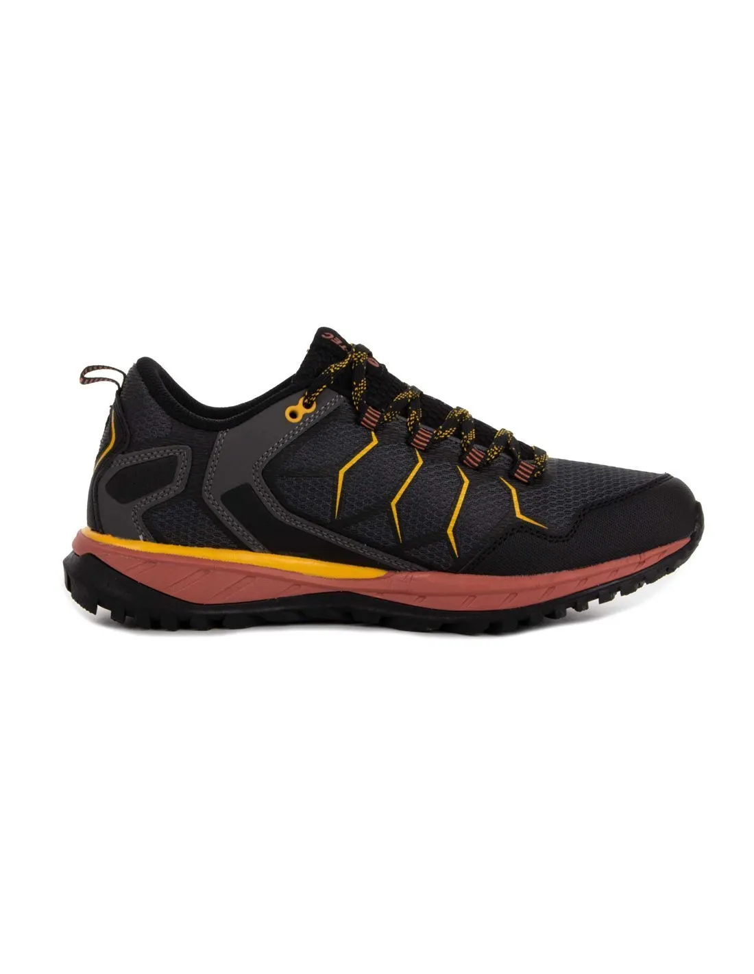 HITEC  ZAPATILLAS GRISES Y NEGRAS ULTRA TERRA 0090072 006 HOMBRE
