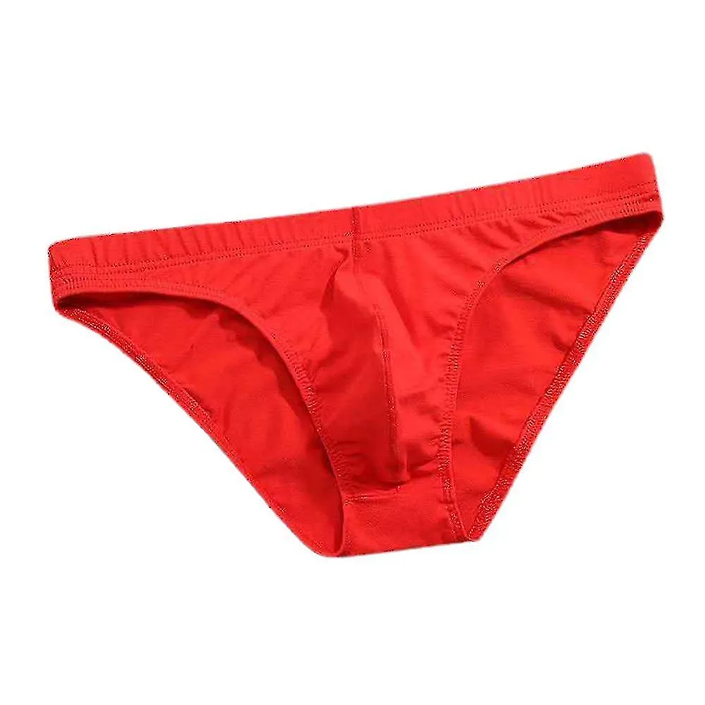 Hombres Algodón Calzoncillos Lisos Ropa Interior de Cintura Baja Calzoncillos