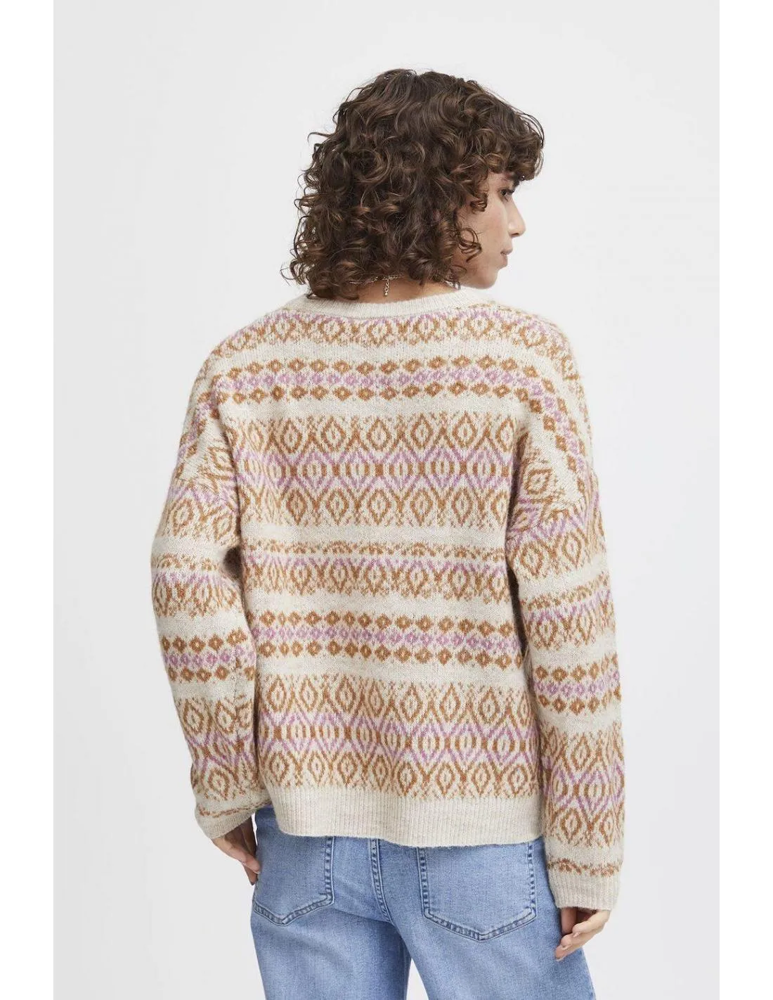 JERSEY DE PUNTO ESTAMPADO ÉTNICO ICHI POVOKE