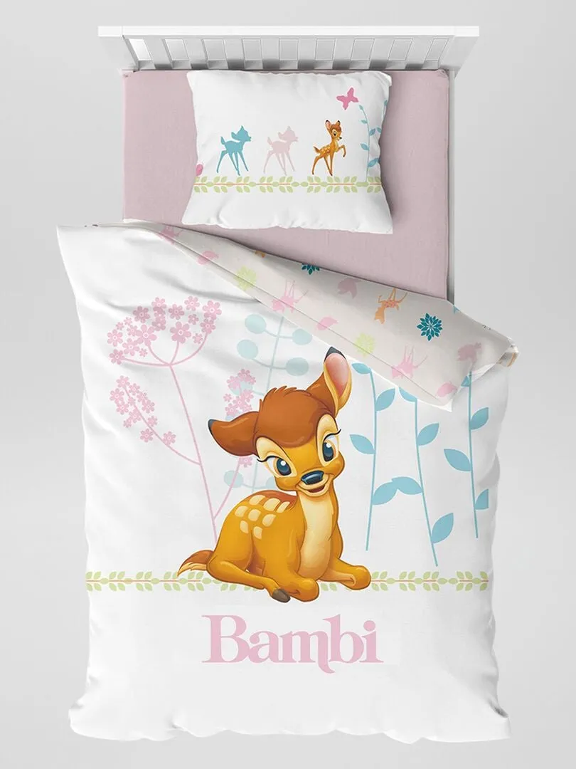 JUEGO DE CAMA BEBé 'BAMBI'  INDIVIDUAL  BEIGE