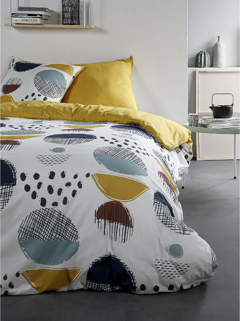 JUEGO DE CAMA DOBLE  BLANCO