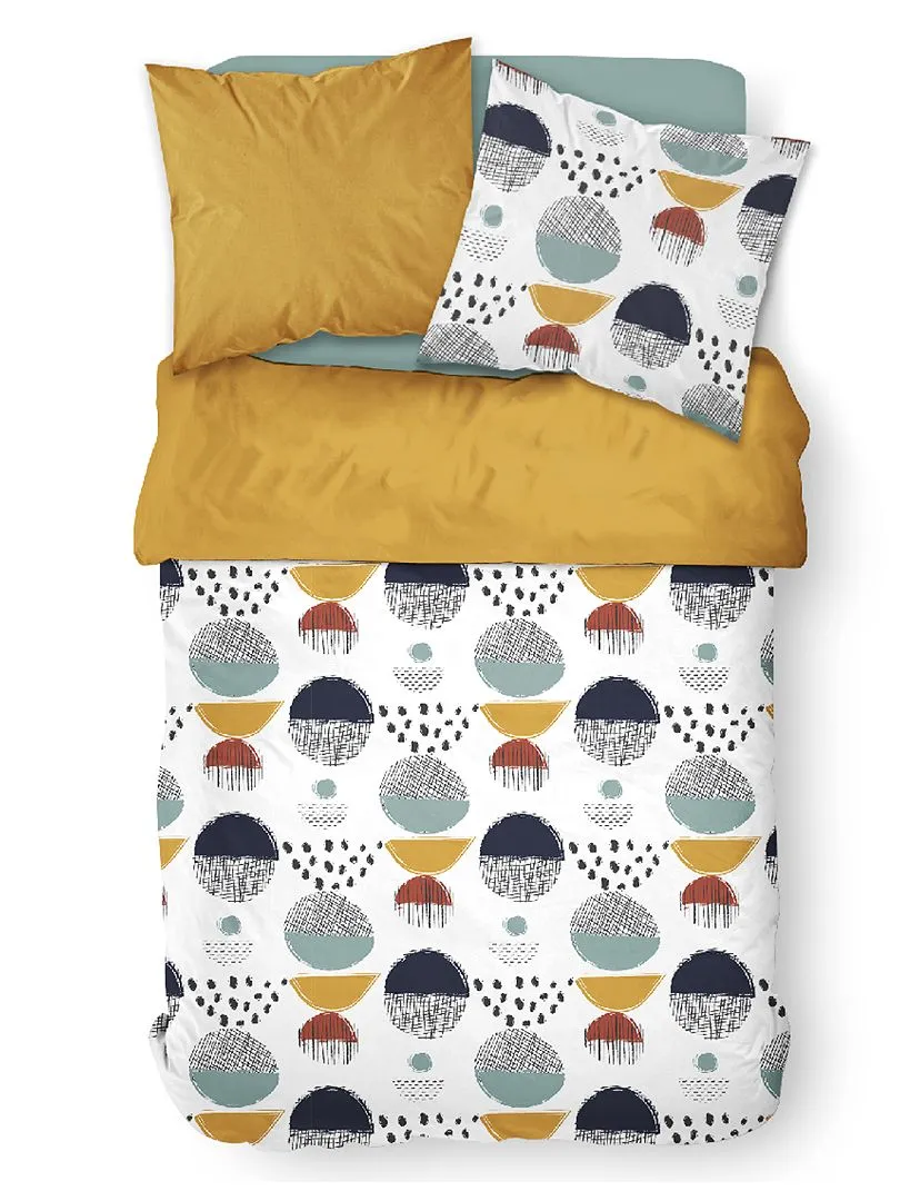 JUEGO DE CAMA DOBLE  BLANCO