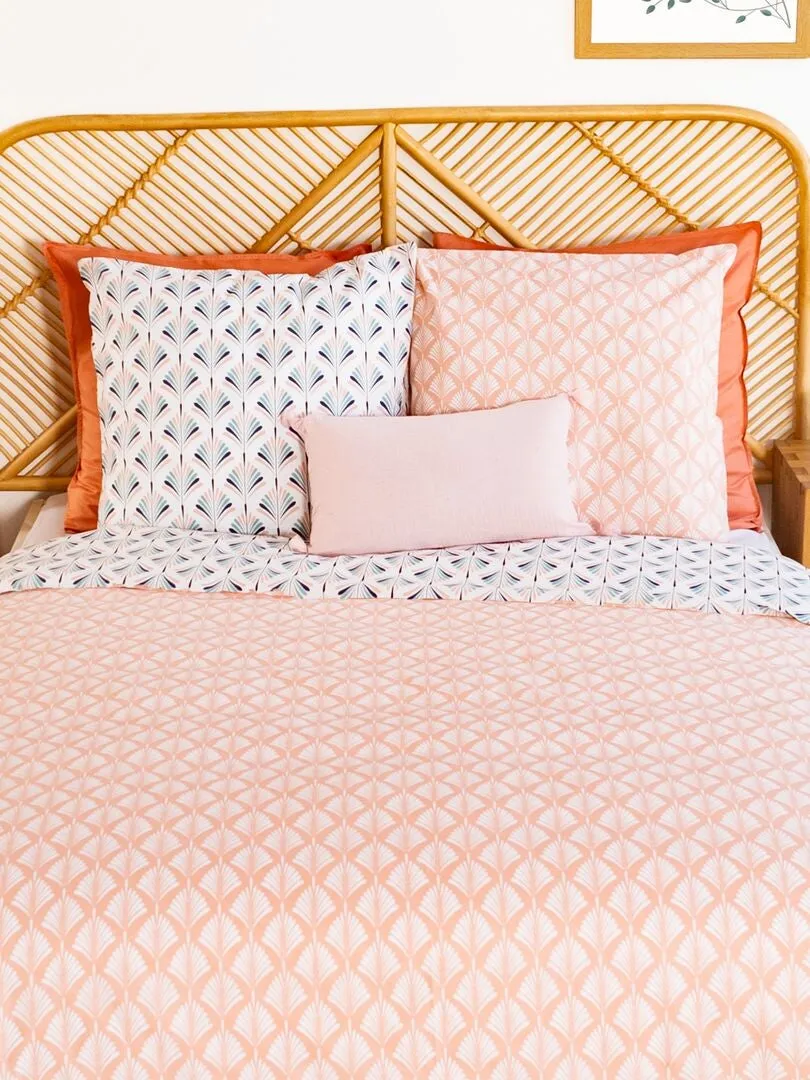 JUEGO DE CAMA  DOBLE  ROSA/AZUL
