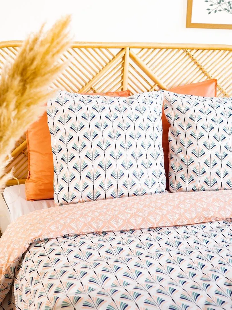 JUEGO DE CAMA  DOBLE  ROSA/AZUL