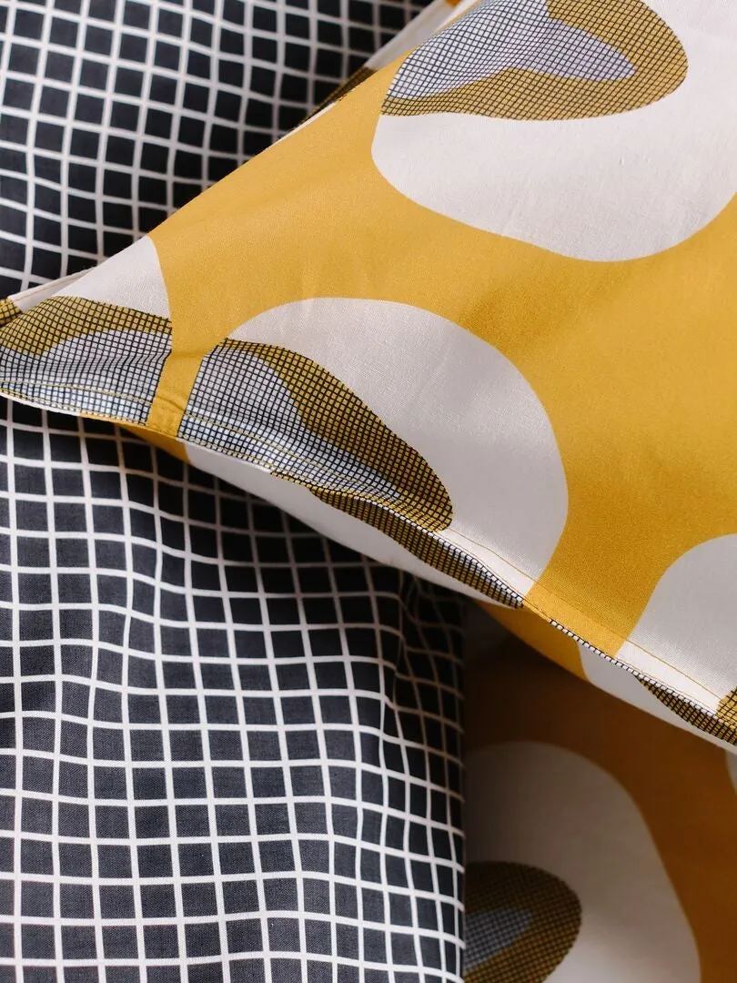 JUEGO DE CAMA ESTAMPADO  DOBLE  GRIS