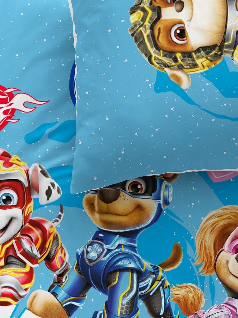 JUEGO DE CAMA REVERSIBLE 'LA PATRULLA CANINA'  AZUL