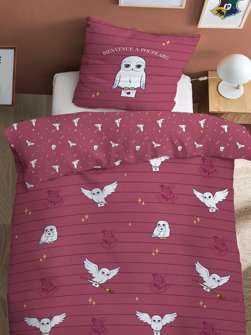 JUEGO DE CAMA 'HARRY POTTER'  INDIVIDUAL  ROJO