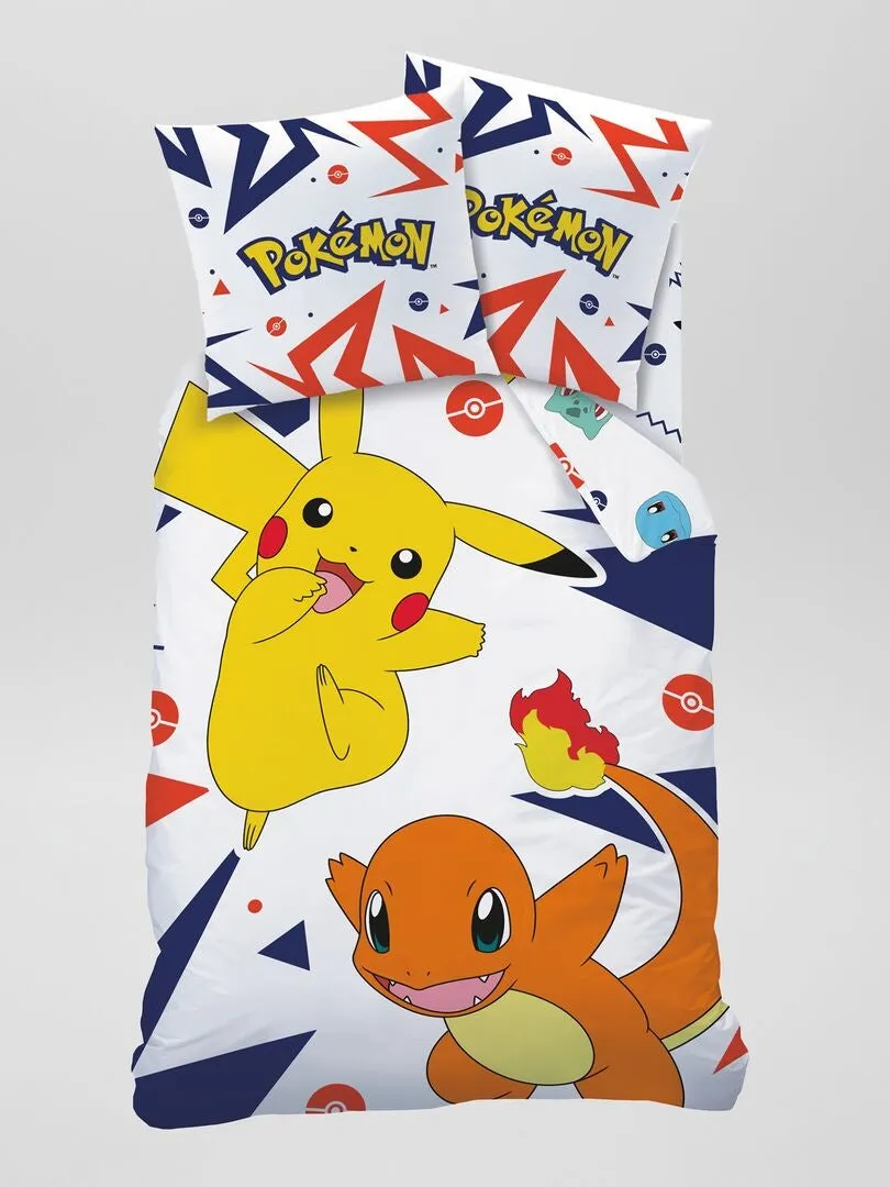 JUEGO DE CAMA 'POKéMON'  INDIVIDUAL  AMARILLO