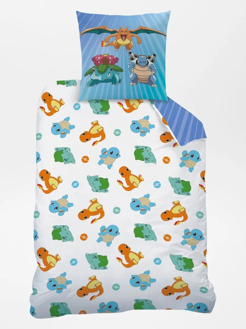JUEGO DE CAMA 'POKéMON'  INDIVIDUAL  AZUL