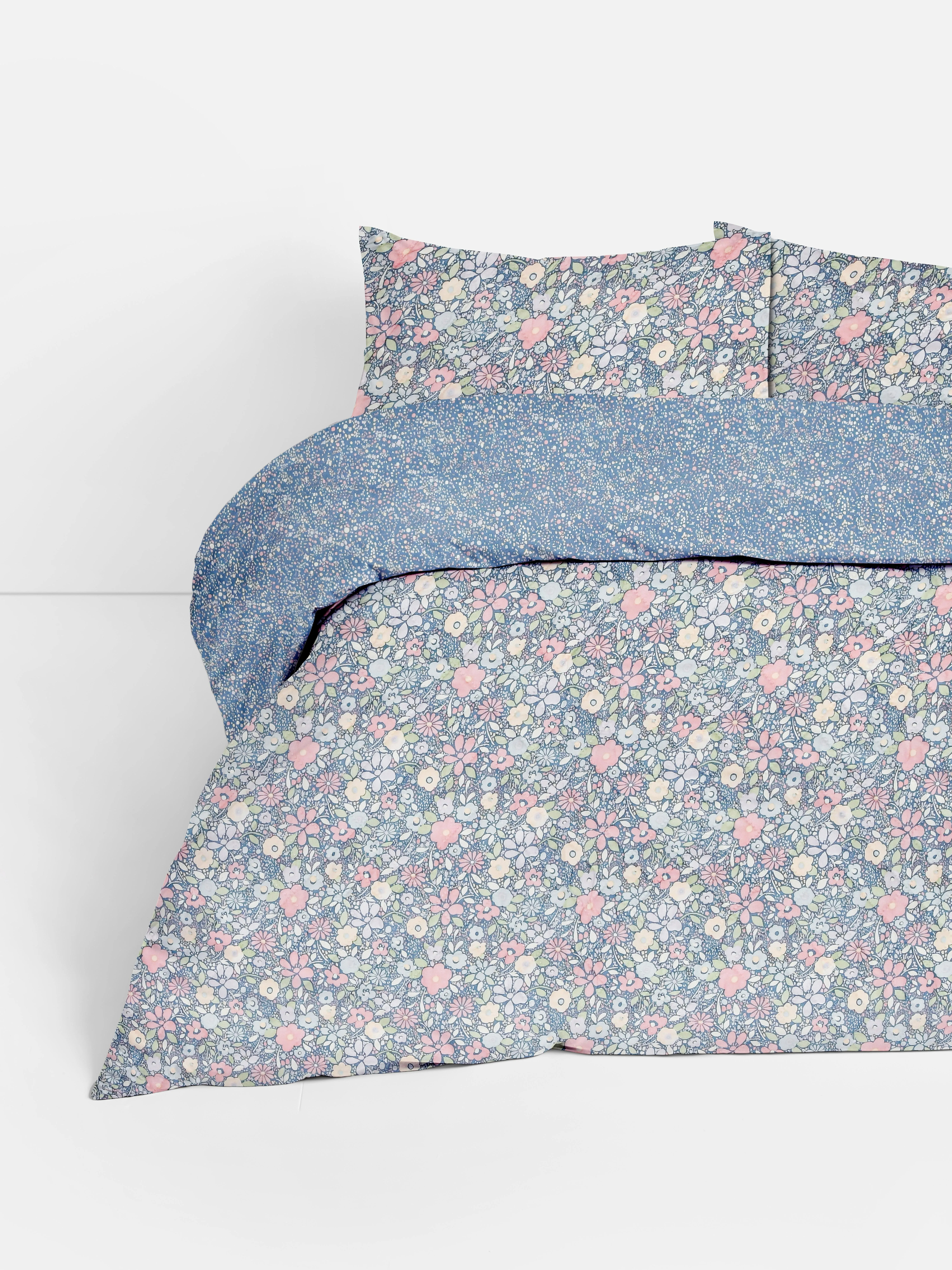 Juego de funda nórdica con estampado floral