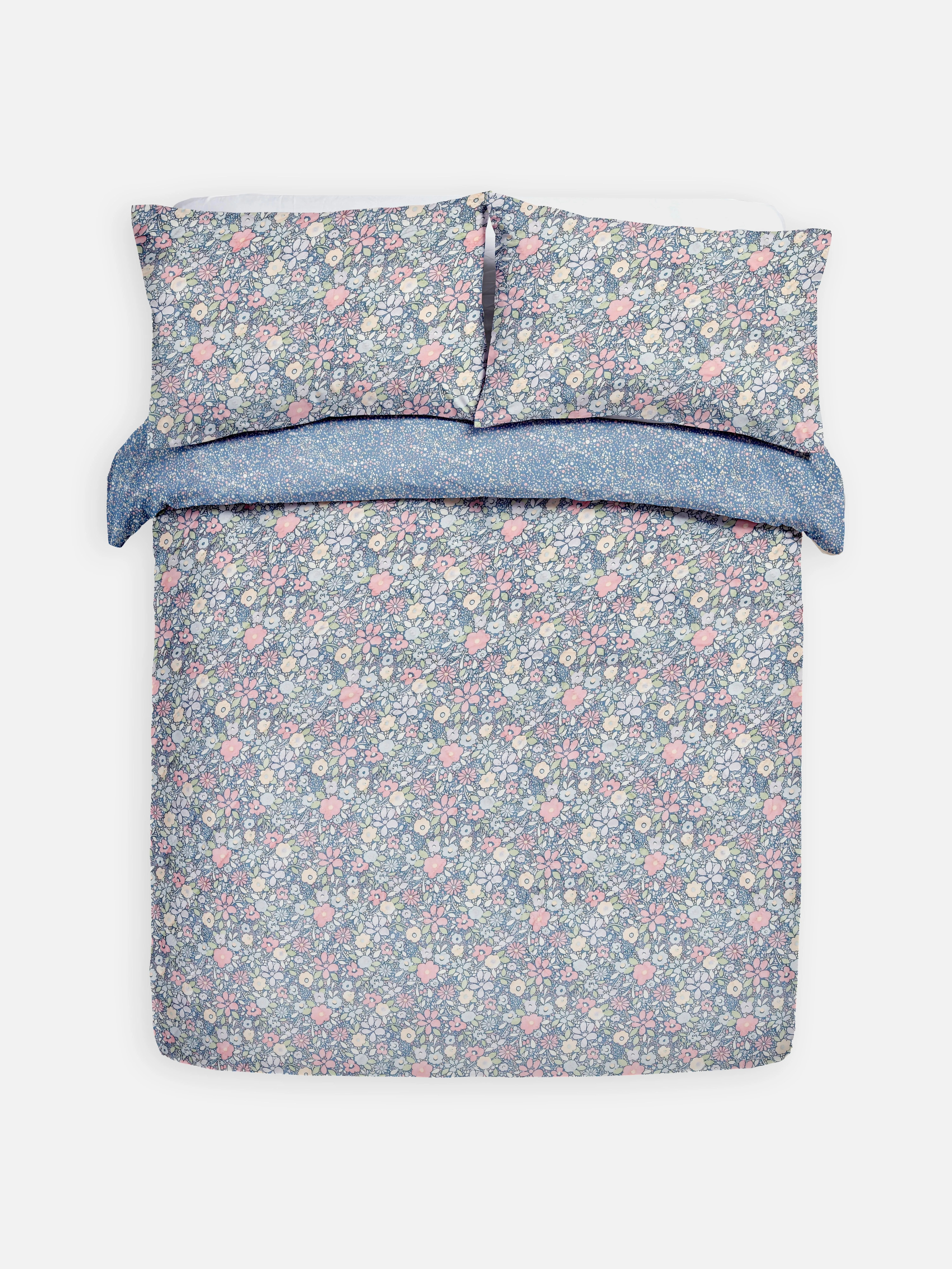 Juego de funda nórdica con estampado floral