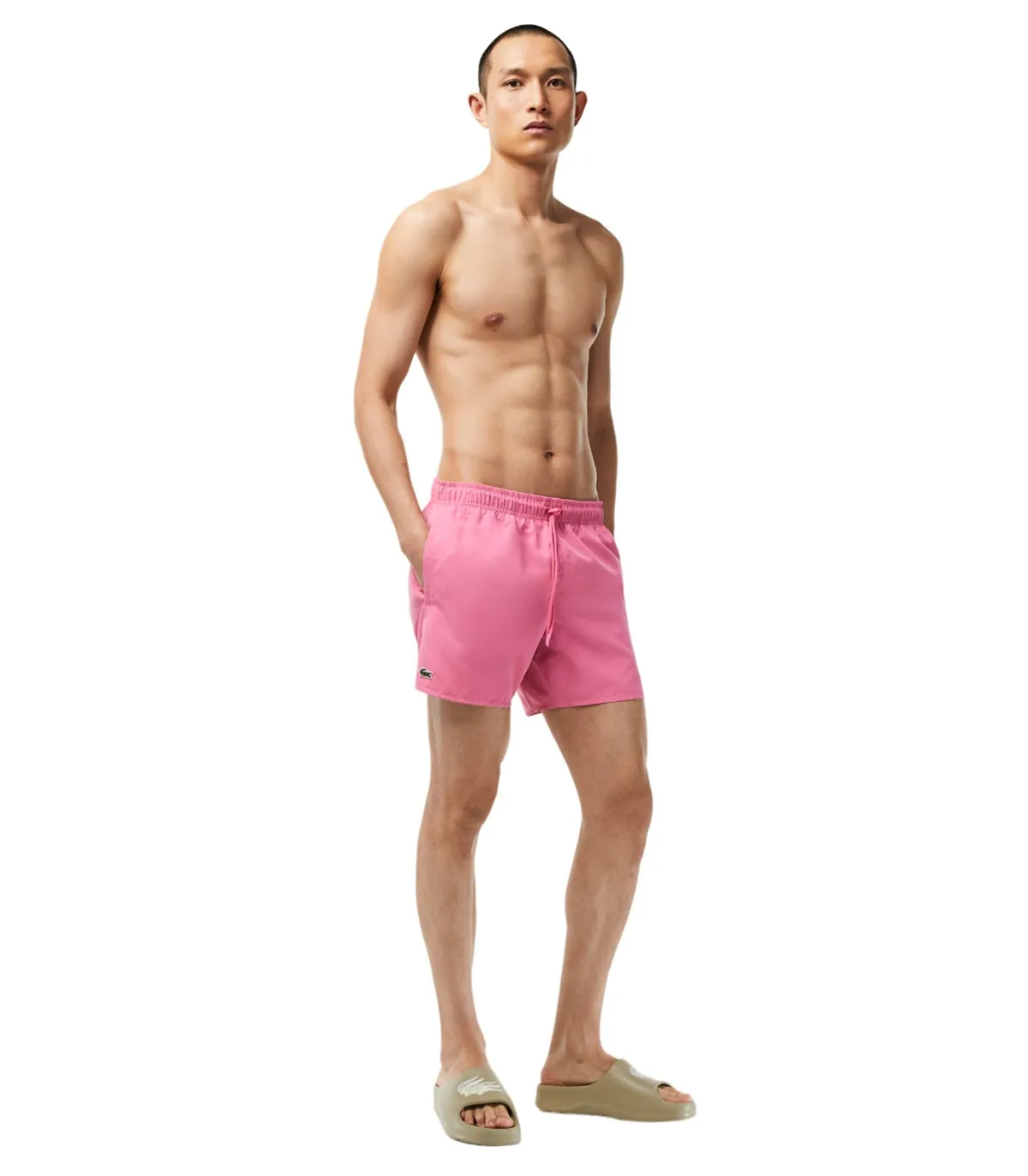 LACOSTE  BAñADOR PARA HOMBRE ROSA  MAILLOT DE BAIN