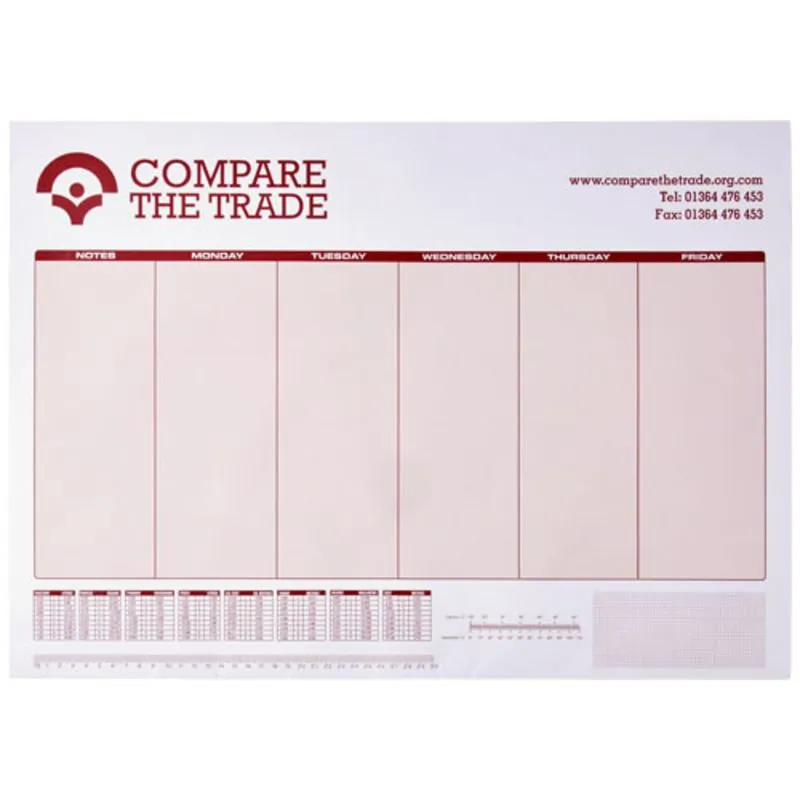 LIBRETA PROMOCIONAL A3 DISTRIBUCIóN SEMANAL DESKMATE®