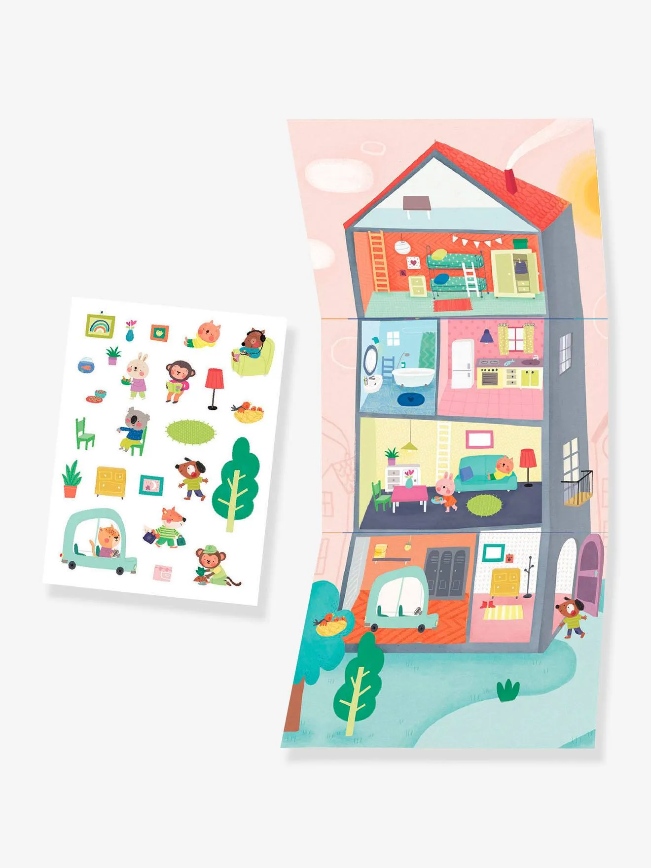 LOS ANIMALES Y SUS CASAS  DJECO