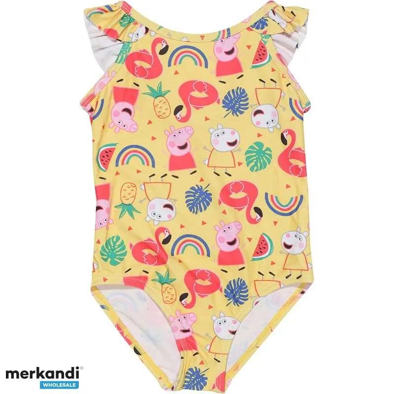 Lote de bañadores de niña al por mayor Pepa Pig | mayorista de ropa
