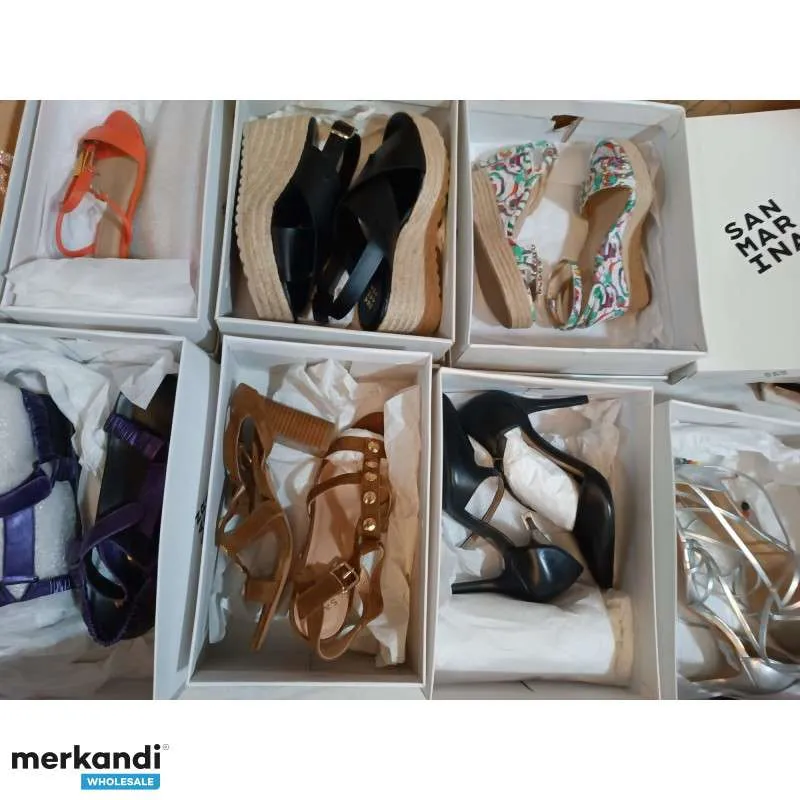 Lote de Calzado San Marina | Marca Italiana: Zapatos al por Mayor