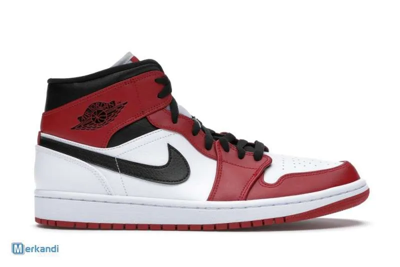 LOTE DE ZAPATOS DE MARCA NIKE AIR JORDAN 1 MID CHICAGO 2020  554724173