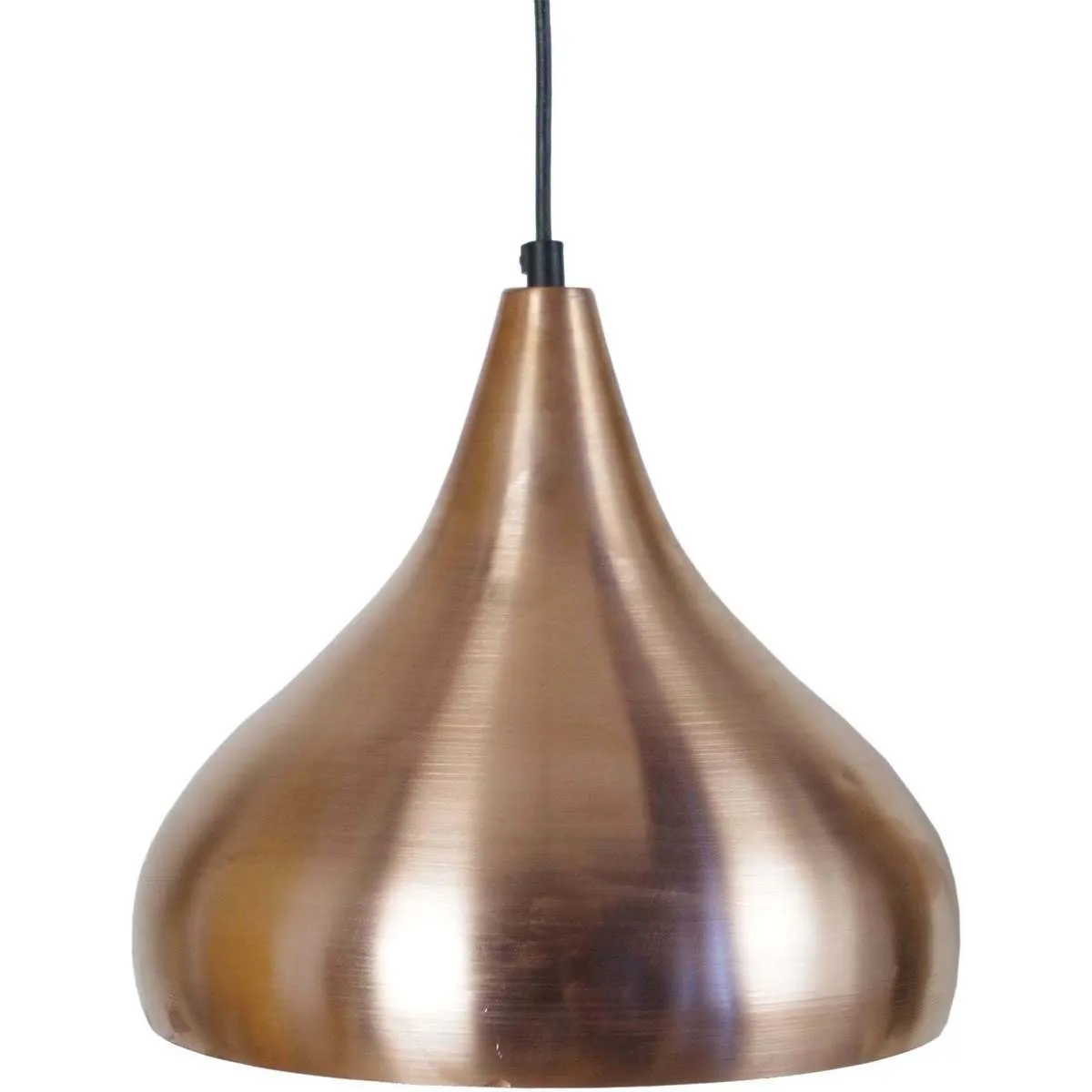 Lámpara colgante redondo metal cobre