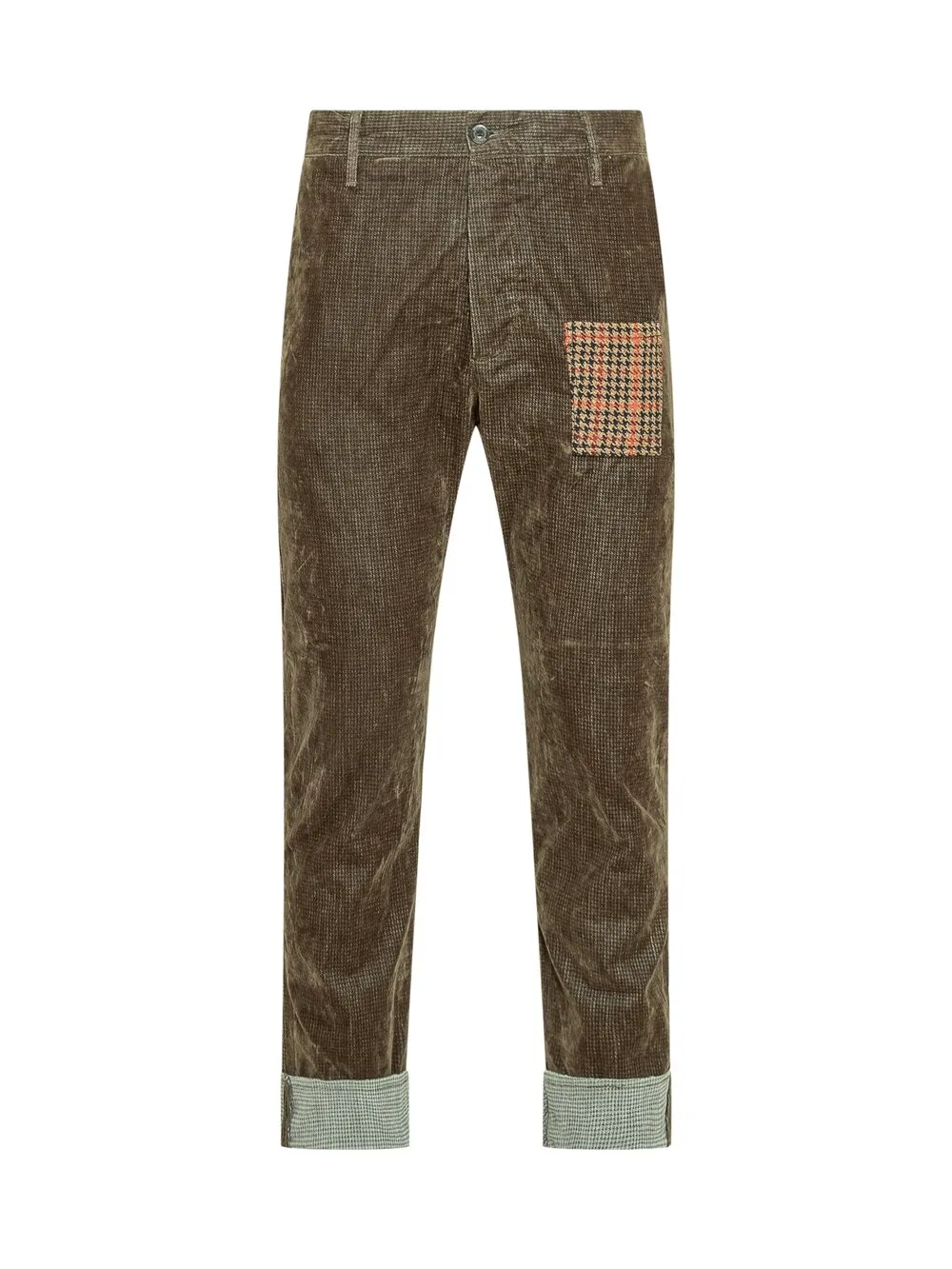 MAURIZIO MASSIMINO Checked Jeans
