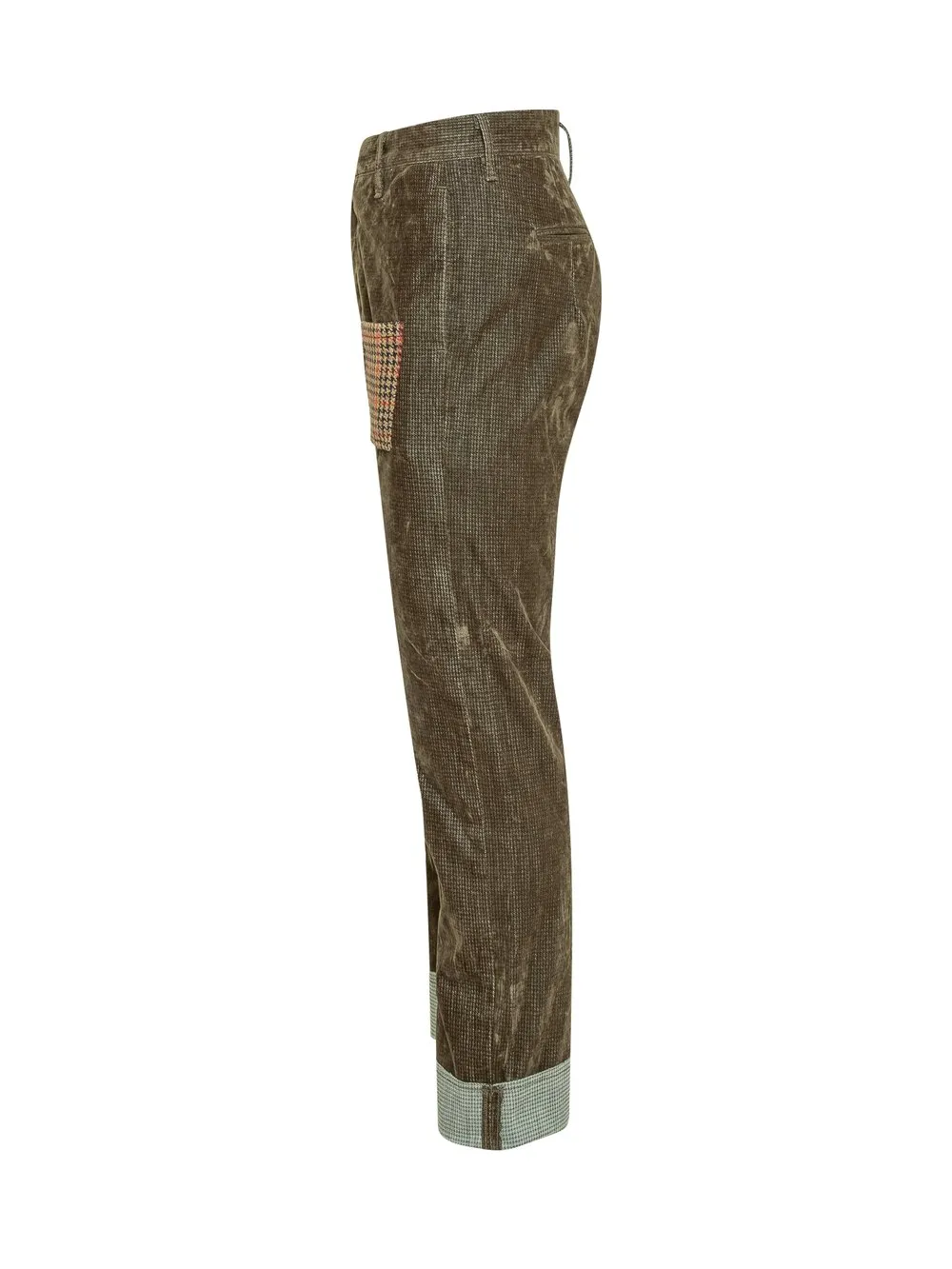 MAURIZIO MASSIMINO Checked Jeans