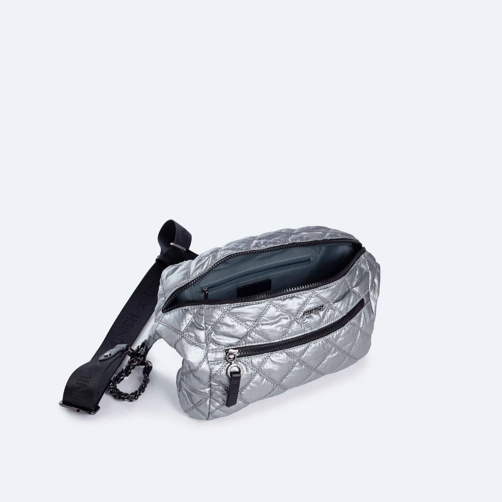 Maxi Riñonera Munich Cover Plata