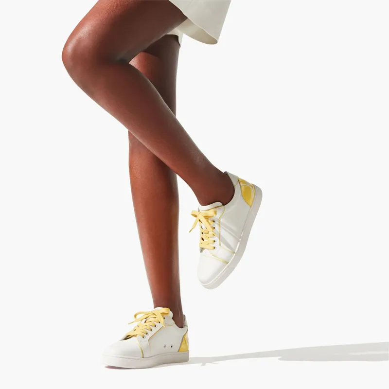 Menores de moda Mujeres Casquins zapatos de moda Fun Vieira Flat Sneakers Italia Popular blanco Top de top becerro diseñador ska
