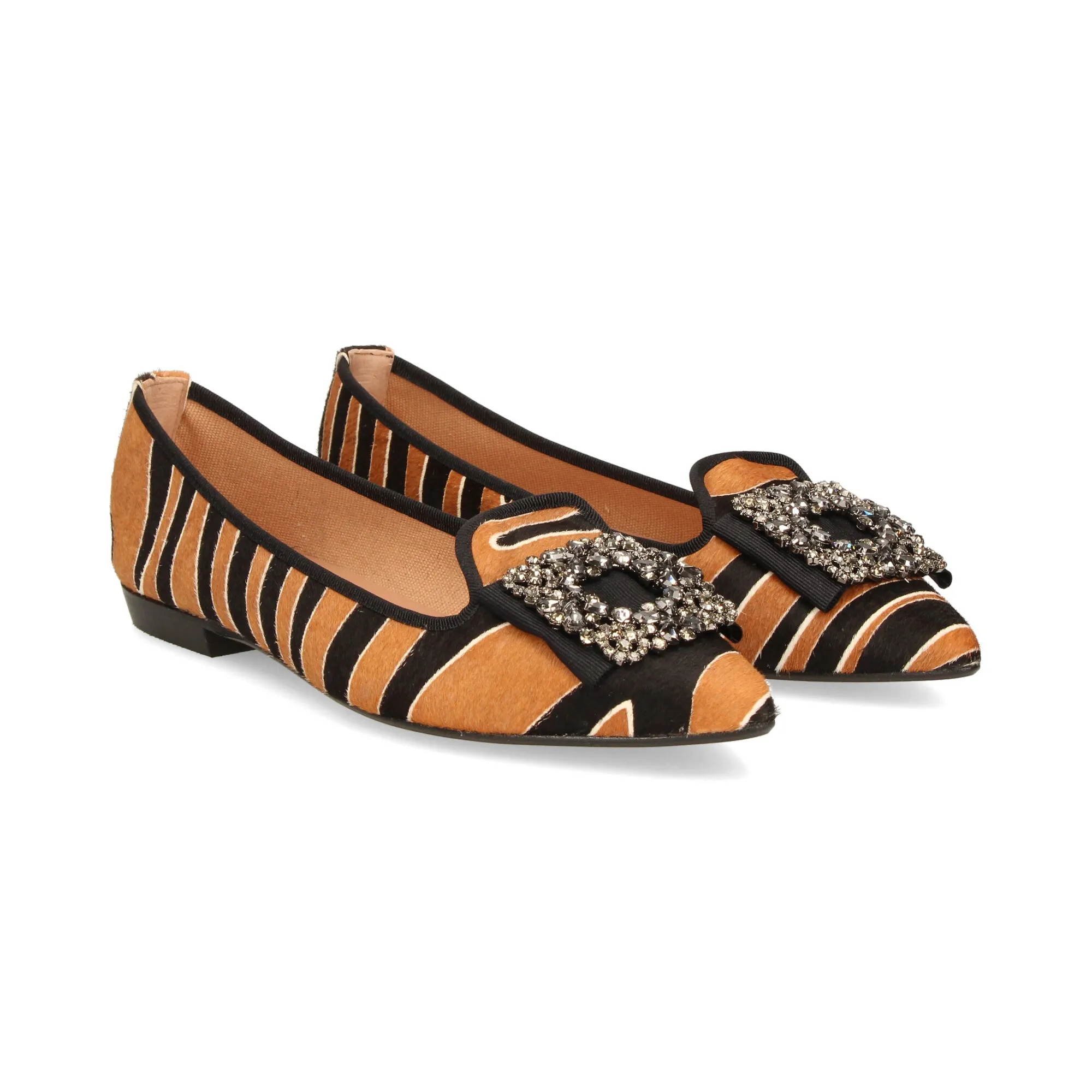 MIUXA Zapatos planos de Mujer CEBRA