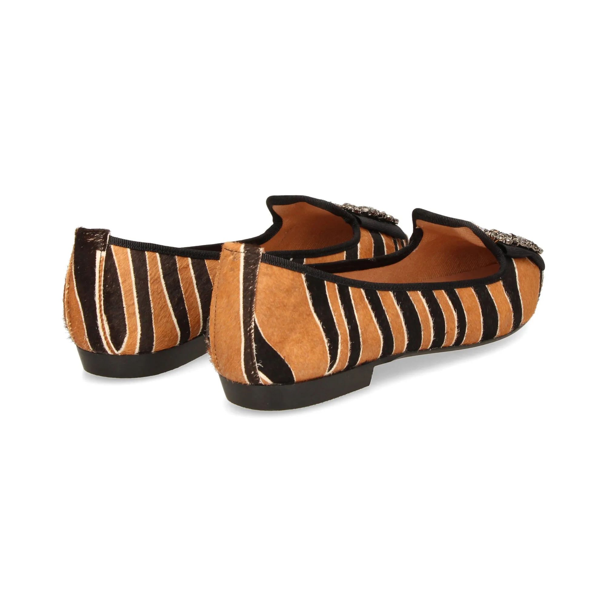 MIUXA Zapatos planos de Mujer CEBRA