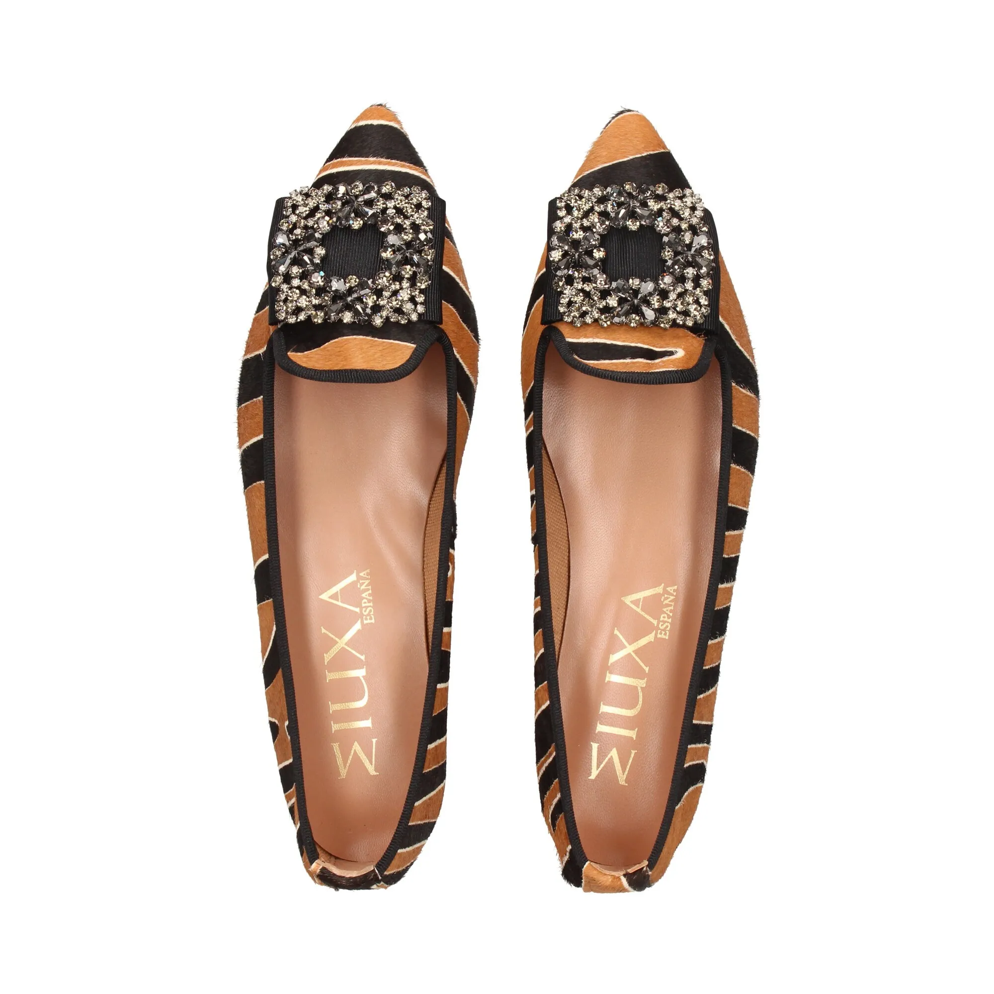 MIUXA Zapatos planos de Mujer CEBRA