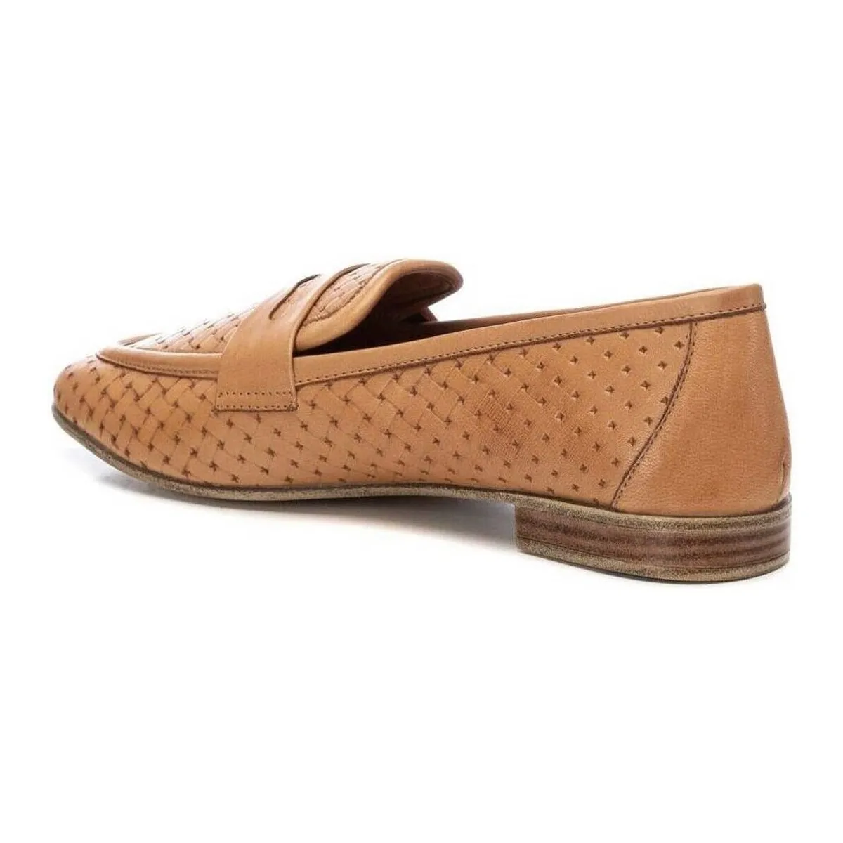 MOCASINES DE PIEL PARA MUJER  16155801 CAMEL