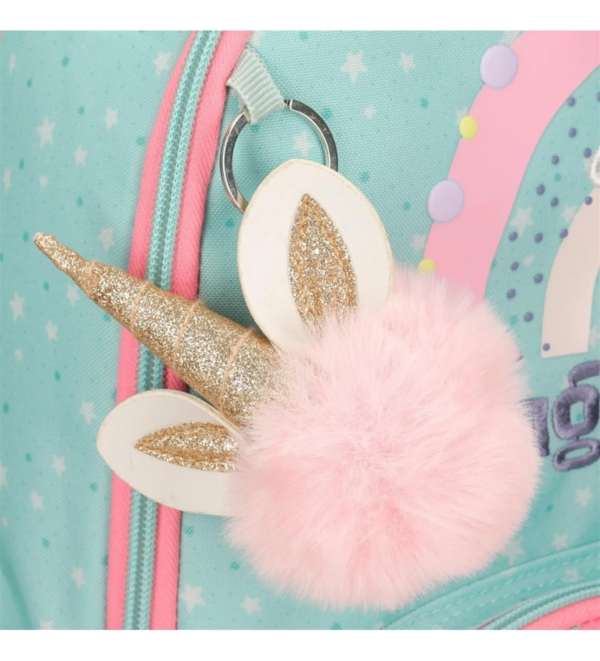 Mochila de paseo Enso Magic summer 32 cm con carro turquesa