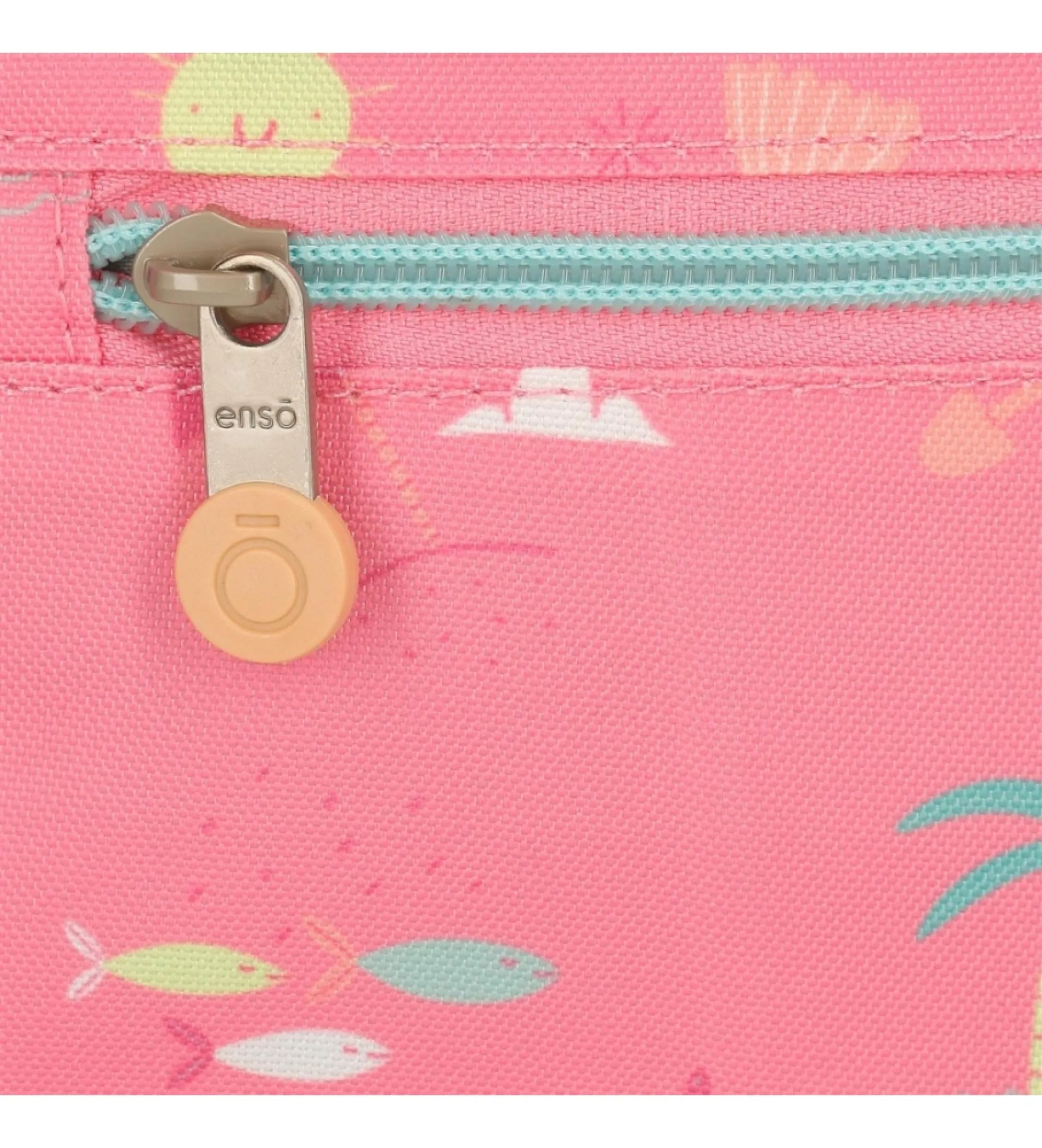 Mochila de paseo Enso Magic summer 32 cm con carro turquesa