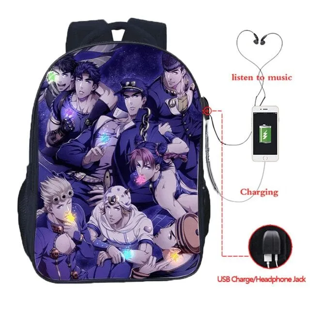 Mochila JoJo’s Bizarre Adventure All Jojo