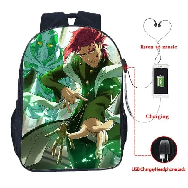 Mochila JoJo’s Bizarre Adventure Noriaki Kakyoin